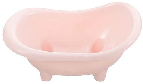 BCOATH Hamster Badewanne Haustier Sand Katze Badezimmer Chinchilla Badehaus Rosa