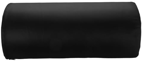 HAMPPLIES Cuscino Colore Nero Ergonomico Semicilindrico in Memory Foam Copertura Completa per Piedi per Salon e Centri Estetici