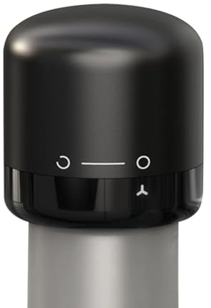 Wintem - Tapones de vacío para vino de plástico ABS resistente en juego de 3 unidades - Almacenamiento fresco antioxidación, fácil aplicación en botellas de vidrio y vino abierto