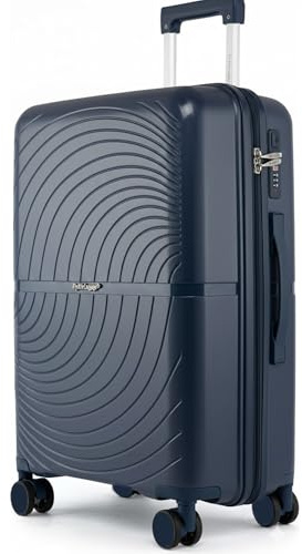 Fly Kite Luggage 32 Inch X-Large Suitcase 100% Polypropylene, Hard Shell with Aluminium Trolley Handle Real TSA 3 Digit Secure Lock 360° Smooth Wheels Lightweight Suitcase|Blue