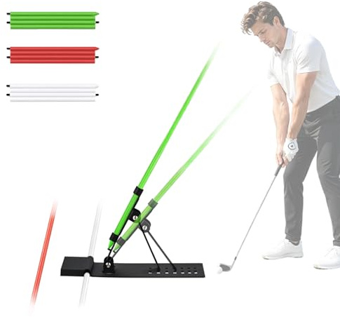 HRUIYL Golf Training Aid Ball with Wrist Strap, Golf Swing Trainer for Arm Control, Swing Path & Consistency, Practice Training Aid for Beginners Indoor Outdoor Use
