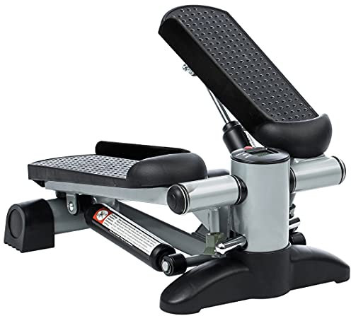 Ultrasport Stepper für Zuhause | Mini Stepper Fitness, 2 in 1 Up-Down Swing Stepper mit LCD Display I Fitness Stepper für Zuhause, Ministepper