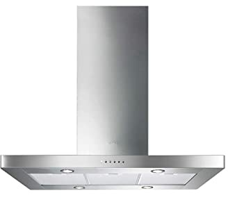 Smeg 90cm Slimline Island Hood - Stainless Steel