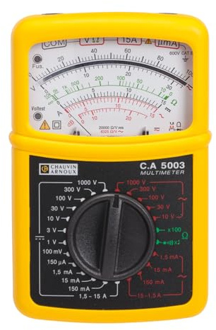 Chauvin Arnoux C.A 5003 Multimètre analogique 15 A 100 mV à 600 V