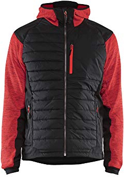 Blaklader 593021175699XS Hybrid Giacca, Rosso/Nero, XS