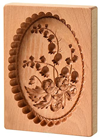 Stampo in legno per biscotti a forma di luna, per biscotti fai da te, torte di zenzero