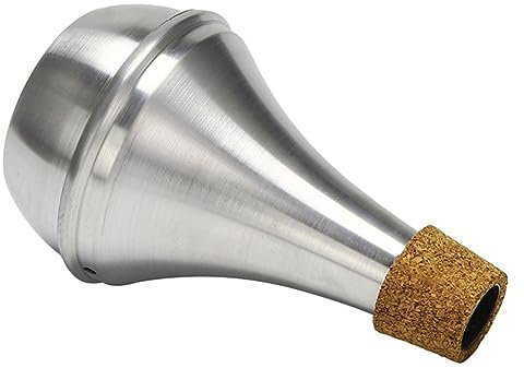 MEELYHOME Gerader Dämpfer Trompetendämpfer Trompetendämpfer Aluminiumlegierung Trompetendämpfer Trompetendämpfer Trompeten-Übungsdämpfer