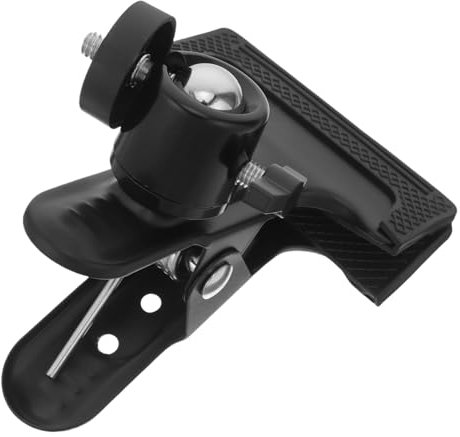 PLAFOPE Abrazadera para Trípode De Cámara: Cabezal De Bola Giratorio De Abrazadera Resistente con Tornillo De 1/4 De Pulgada para Cámaras DSLR, Fondos De Estudio Y Fotografía En