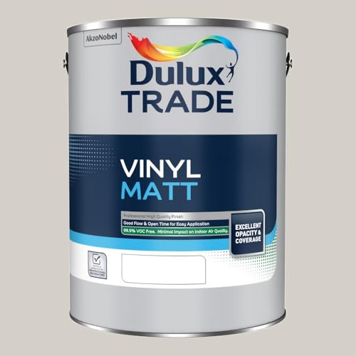 DULUX TRADE VINYL MATT QUARTZ GREY 5L