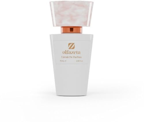 Olfazeta 121 Perfume para mujer de 70 ml – Extrait de Parfum (30% esencia) | Bergamota y melocotón, corazón floral (jazmín, iris, violeta, rosa), base de pachulí y vetiver
