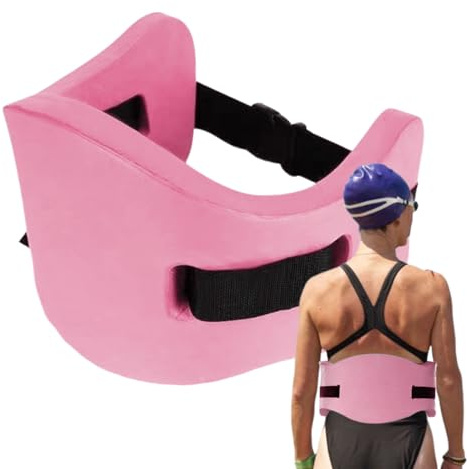 Cintura galleggiante per nuoto, 61 x 21,5 x 2,5 cm, in nylon EVA, per adulti, regolabile, leggero, dispositivo regolabile per allenamento, nuoto, fitness, piscina, esercizi acquatici, attività