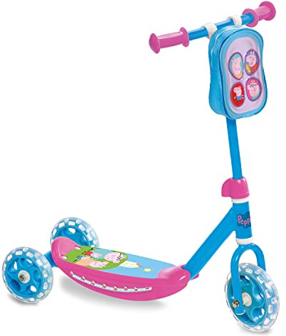 Mondo Toys - My First Scooter PEPPA PIG - MI PRIMER PATINETE 3 ruedas para niño/niña a partir de 2 años - 28181