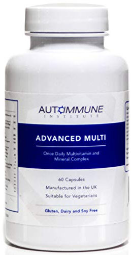 Advanced Multi. Multivitamin and Mineral. Contains Folate (as 5-MTHF), CoQ10, Vitamin D3, K2, B12 Methylcobalamin and More (29 Multivitamins). One a Day Capsule. 2 Month Supply. Made in The UK.