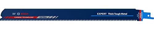 Bosch Professional 1x Hoja de sierra sable Expert `Thick Tough Metal` S 1255 CHC (para Acero resistente, Hierro fundido, Longitud 300 mm, accesorios Sierra sable)