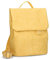 Zwei Damen City-Rucksack Mademoiselle.M MR8 4 Liter weiches Kunstleder, Magnet-Verschlussklappe, Hauptfach mit Reißverschluss, gepolstertes Trennfach für Tablet, Rückenpolsterung (lemon)
