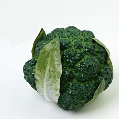 Shirfloral konstgjord frukt falska grönsaker simulering PU verklighetstrogen mat modell bord hem kök dekoration (Broccoli grön)