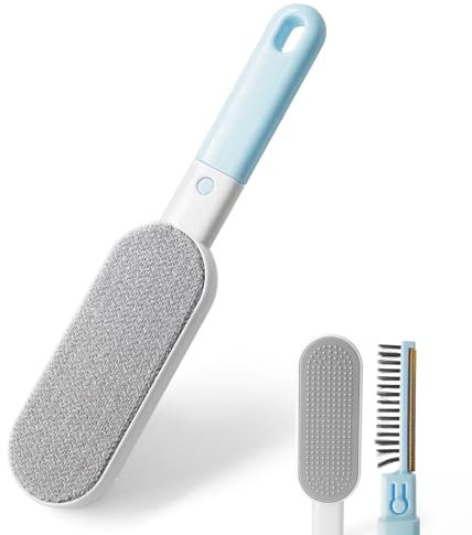 SEATOGEM 4 en 1 Rasoir Anti Bouloche, Double Face Brosse Anti Poils, Portable Brosse Ramasse Enlève, Brosse à Vêtements pour Les Poils, Les Cheveux