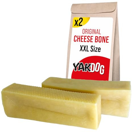 YAKDOG - Bastoncini da Masticare per Cani - Formaggio 100% Naturale - Lunga Durata - Tradizione dell'Himalaya - Prodotto in Belgio - Taglia XXL