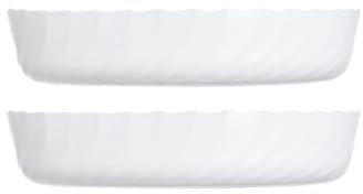 Luminarc Trianon 2 Fuente Oval Opal 31x24cm Opal Apto Microondas Apto Horno Reciclable