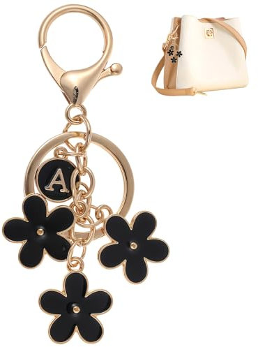 Ouligay Blume Schlüsselanhänger für Mädchen Damen, Süß Bag Charms Aesthetic Taschenanhänger für Frauen Geburtstagsgeschenk Kleine Geschenke Beste Freundin Geburtstag Kollegen Erzieherin Lehrer