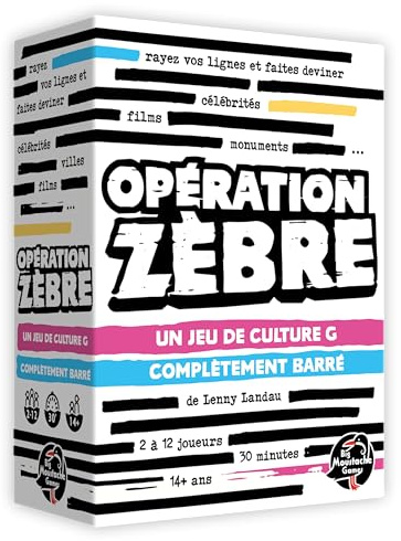 Opération Zèbre, culture générale et déduction, 2-12 joueurs 14+