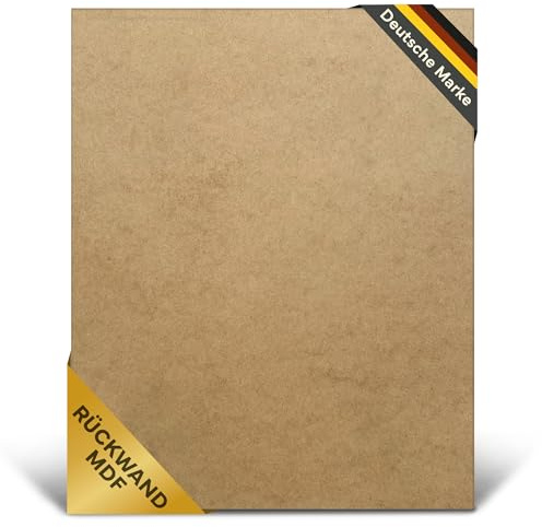 MDF Platten 2mm Zuschnitte - Pressspanplatte zum Verkleiden von Schrank Rückwänden & Bilderrahmen - Dünne Holz Platte zum Bauen & Basteln
