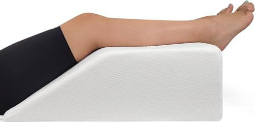 Morsel LARGE Leg Elevation Pillow with Memory Foam Layer Orthopaedic Body Up Support Reclining Legs Improves Blood Circulation Surgery Recovery Reduce Swelling & Knee Pain Relief Removable Cover