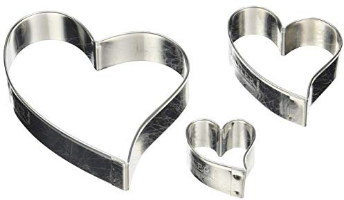 Städter 002128 Keksausstecher-Set Liebe, 3-teilig