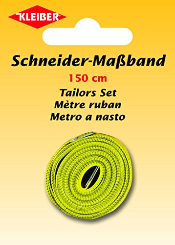 Kleiber Tailors Set Ruler, Yellow, 14 x 7 x 2 cm