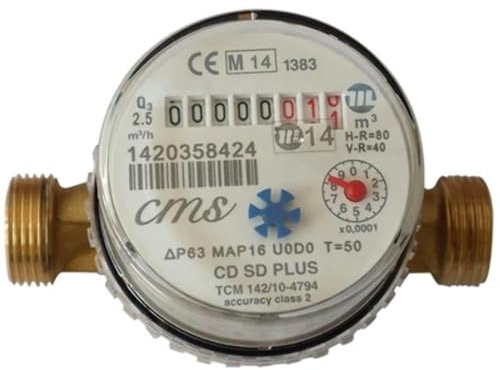 Cms CONTATORE PER ACQUA CALDA SUPER DRY ASCIUTTO CMS - 1/2