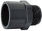 Plimat Raccordo adesivo in PVC, 50 mm, raccordo a T per tubo ad angolo (PVC 63/50 mm x 1 1/2)