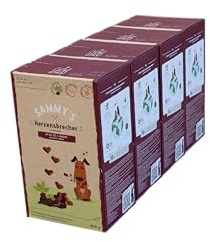 Il rubacuori di Sammy Snack per cani preparati con cura | Cotti delicatamente al forno | Ricchi di pollame | Senza zuccheri aggiunti | Snack per l'addestramento | 4 x 800 g