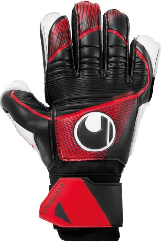 uhlsport Powerline Soft Flex Frame Fußball Kinder und Erwachsene Torwarthandschuhe Unisex - Torhüter-Handschuhe mit Fingerschutz, 11