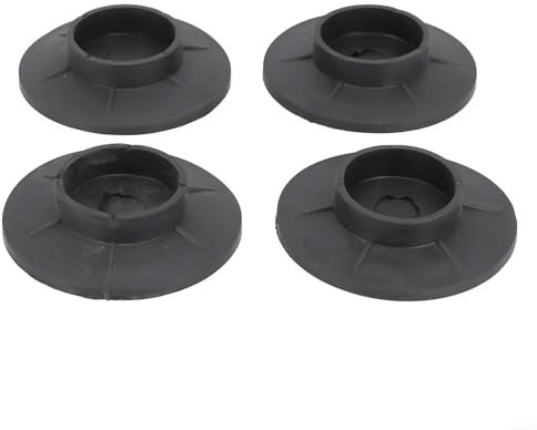 Juego de alfombrillas antivibración para lavadoras, 4 pies de goma