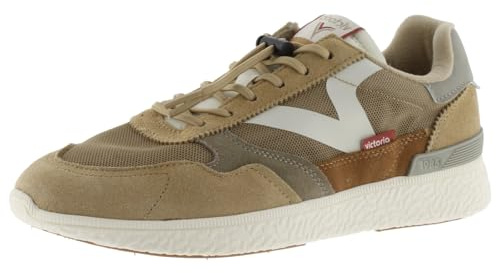 victoria 1985 Zapatillas Anima Malla & Piezas Color & Serraje & Doble Cordón 8805102 para Hombre Beige 46
