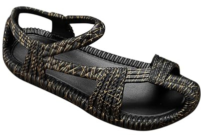 Sandaler, män, sommar, tåseparator, sommar, flip flops, mjuk sula, strandsandaler, lätta, bekväma tåsandaler, halkfria badsandaler, män, tofflor, skor, platt, flipflop, Guld, 39 EU