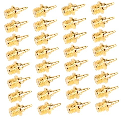 TOYANDONA 32piezas Clavos Metálicos para Zapatillas De Running Pinchos Cortos Antideslizantes Accesorios para Correr Atletismo y Cross Country