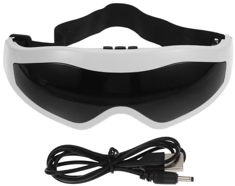 Outanaya Masajeador de Ojos Eléctrico Recargable Usb, Compacto y Ligero, Diseño Ergonómico para Aliviar Estrés y Fatiga Ocular, Cuidado Ocular Portátil para Uso Diario