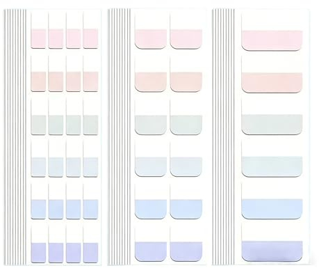 420Pcs Sticky Tabs,Sticky Post Page Markers Book Index Tabs Page Markers | Annotation Kit Tab for Annotating Notebook with Dividers,Colored Sticker Notebooks Binders File Classification Reading Notes