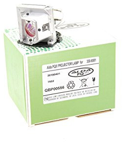 Alda PQ Premium, Beamer Lampe kompatibel mit DELL 1510X, 1610HD, 1610X, 330-6581, 725-10203, 725-10229 Projektoren, Lampe mit Gehäuse