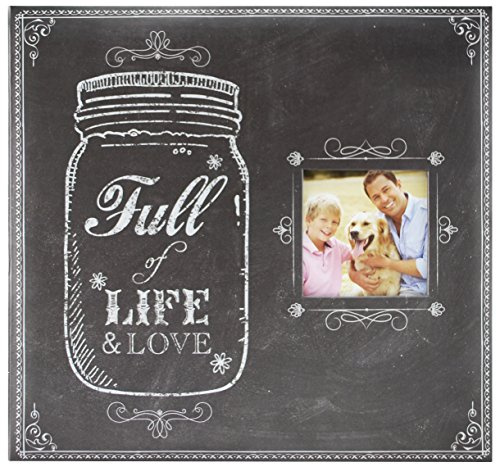 MCS MBI 12.5x13.5 Inch Full of Life and Love Mason Jar Scrapbook Album with 12x12 Inch Pages with Photo Opening (860083)