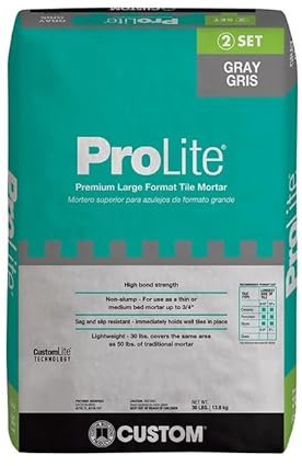 Custom Building Products Prolite 30 lb. Gray Tile and Stone Mortar