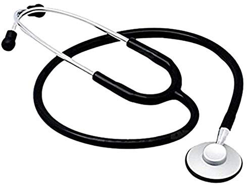 Spengler Pulse - Stetoscopio a padiglione singolo, colore: Nero