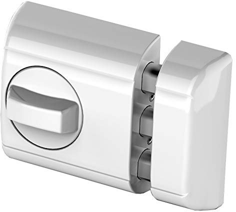 Lince Cerrojo Seguridad Blanco SOBREPONER Supra-Especial para Puertas de Aluminio y PVC