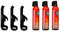 IWH Feuerlöschspray – STOPFIRE 3 x 750ml mit 3 Wandhalter – Autofeuerlöscher, rot
