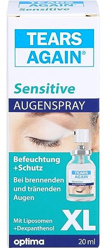 TEARS AGAIN Sensitive XL Augenspray bei brennenden und tränenden Augen, 20 ml Lösung