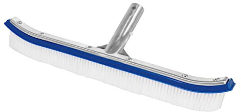 Pool Clean Brush, 18 Aluminium Swimming Pool Cleaning Brush Heavy DutyPond Cleaning Brush for Hot Tub Swimming Pools (Pool Clean Brush)