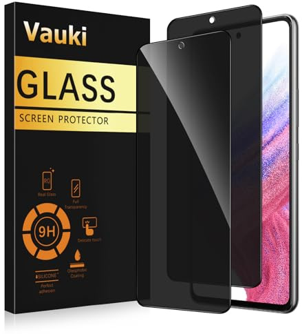 Vauki 2 Pezzi Privacy Vetro Temperato per OPPO A79 5G,Pellicola Protettiva Anti-Spy,Durezza 9H,Anti-Graffio,Senza Bolle,Schermo Protezione Anti-Spia Pellicola per OPPO A79 5G