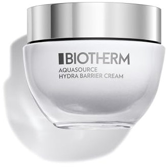 Biotherm Aquasource Hydra Barrier Cream, feuchtigkeitsspendende Gesichtscreme für Damen zur Stärkung der Hautbarriere, mit Biotech Plankton, Bio-Ceramiden und Hyaluronsäure