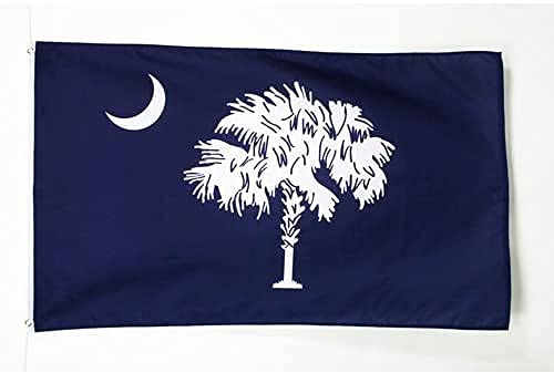 BANDIERA CAROLINA DEL SUD 90x60cm - BANDIERA STATO AMERICANO – USA - STATI UNITI 60 x 90 cm - AZ FLAG